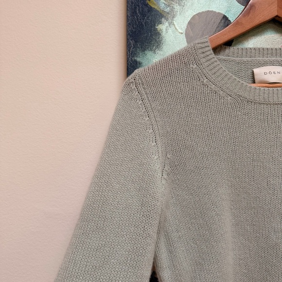 Doen Gidea Cashmere Sweater in Tidepool size small - Picture 6 of 12